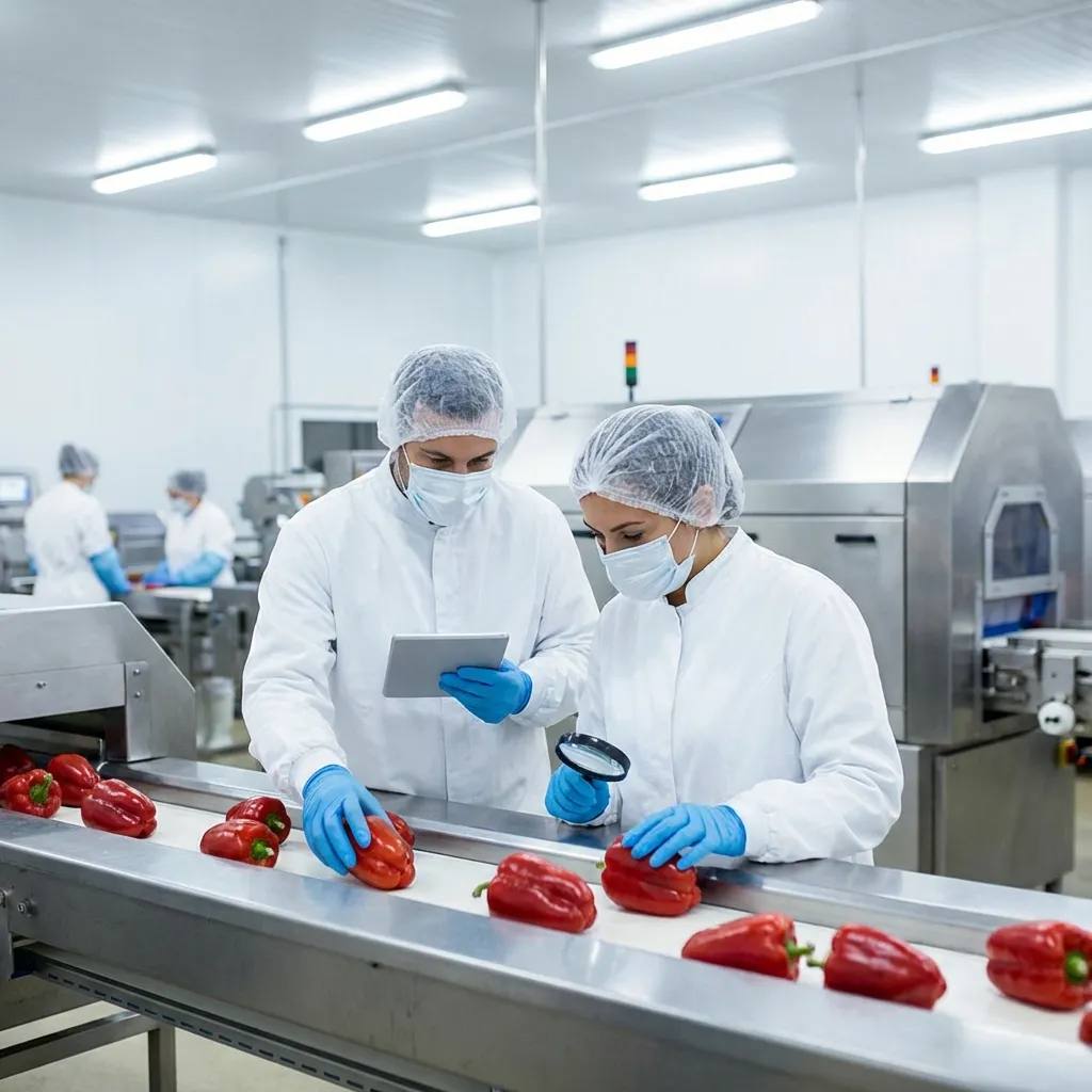 Cadena alimentaria segura bajo ISO 22000