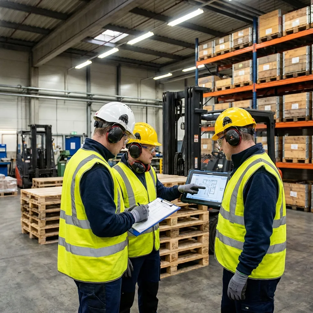 Equipo de seguridad industrial para ISO 45001